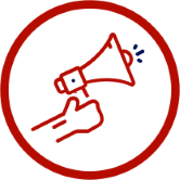 Icon of a megaphone