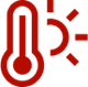 An icon for temperature 