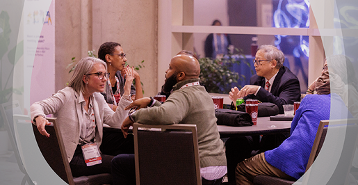 At group of people at ASH Annual Meeting