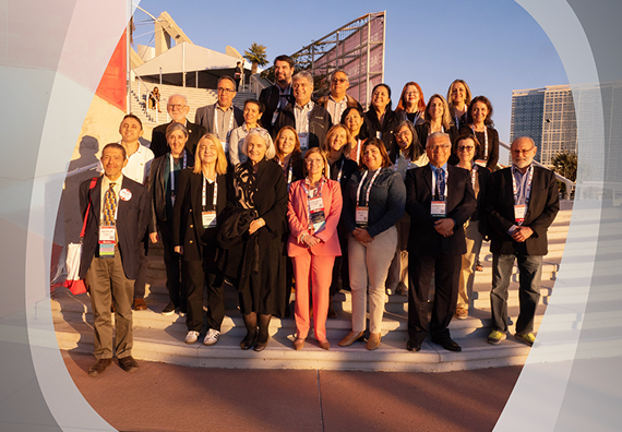 A diverse group of professionals at ASH Annual Meeting Event