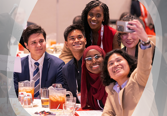 A group of young Hematologists at the ASH Annual event