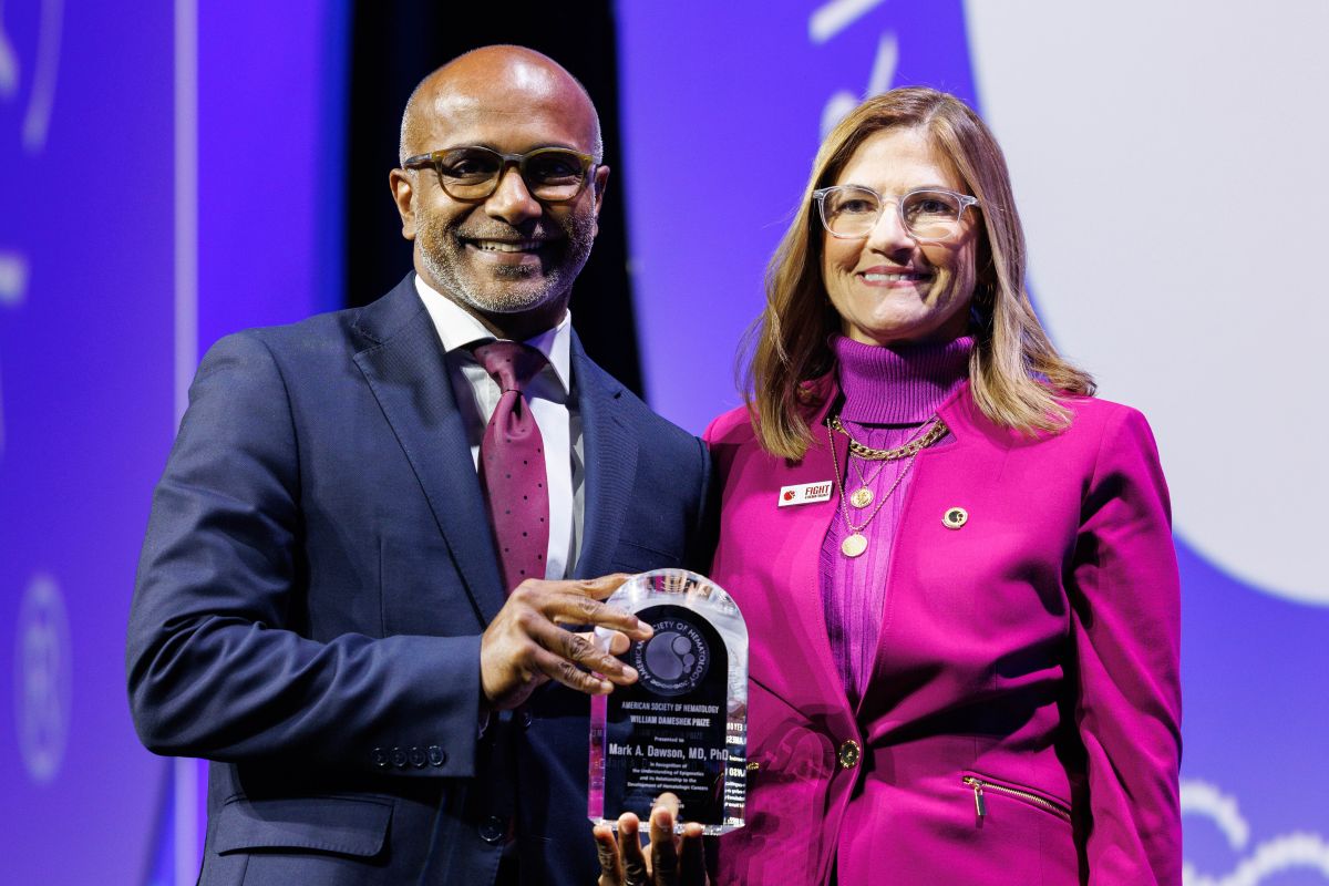 Dr. Mark Dawson Receives the 2025 William Dameshek Prize