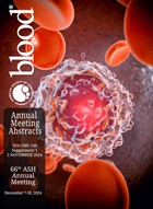 Cover for the 2024 Annual Meeting Issue of Blood.
