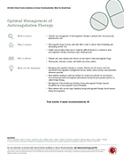 VTE Guidelines Anticoagulation Infographic