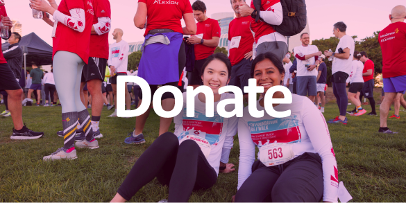 Donate-people at the ASH foundation walk event