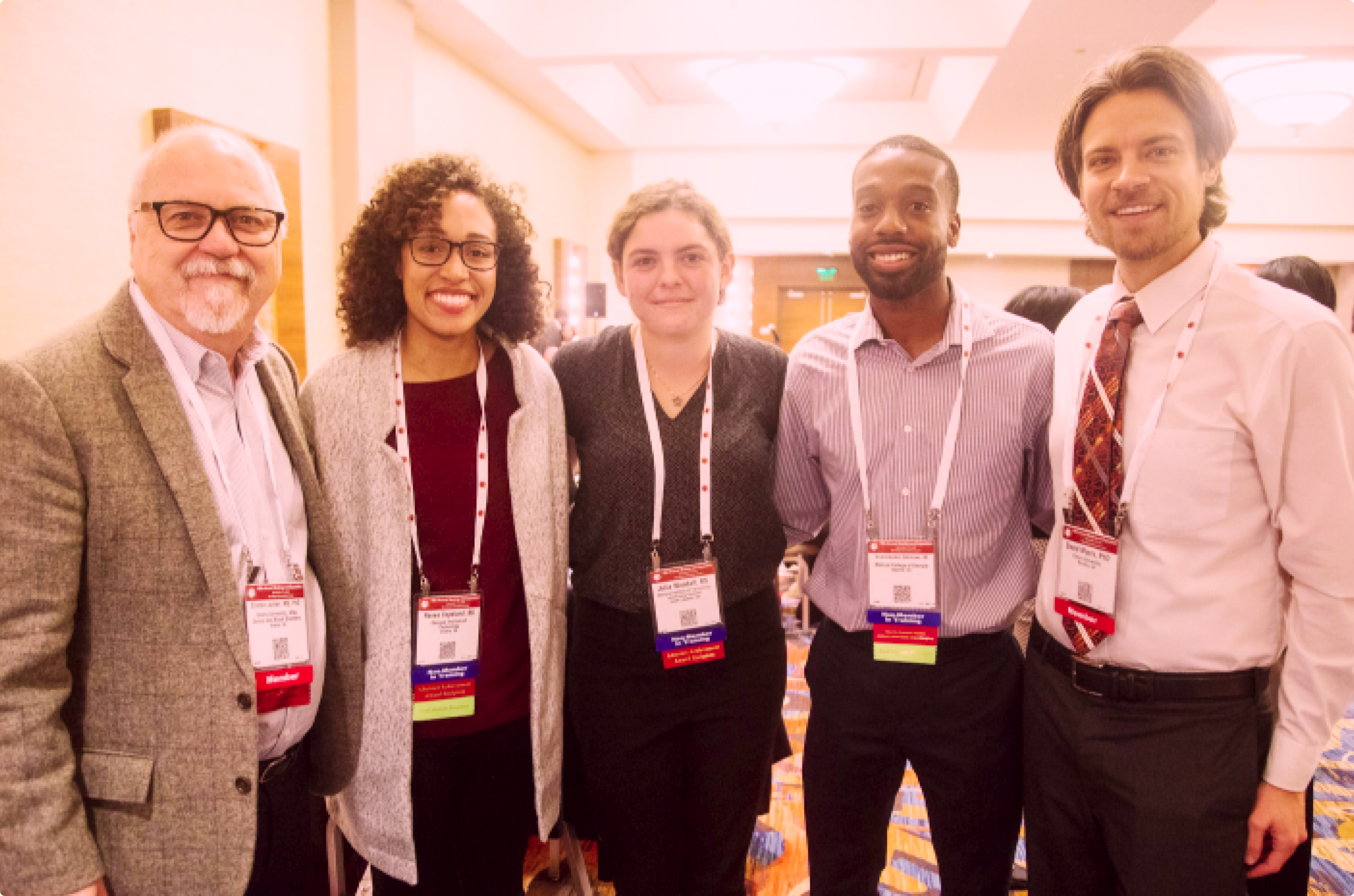 A group of attendees at the AM event
