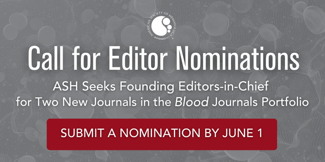 Call for Editor Nominations