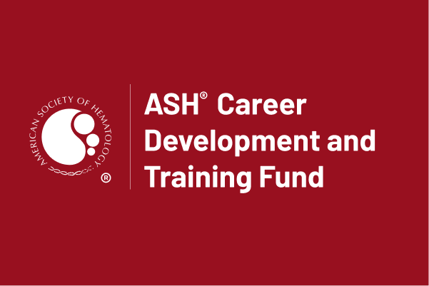 A graphic featuring ASH®  Career Development and Training Fund wordmark