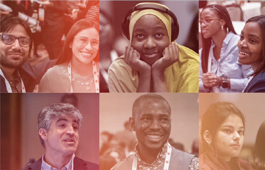 A photo collage of young diverse people depicting Hematology Inclusion Pathway