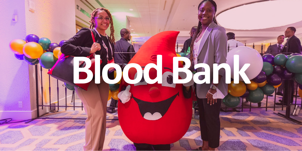 Two  women with blood at an event