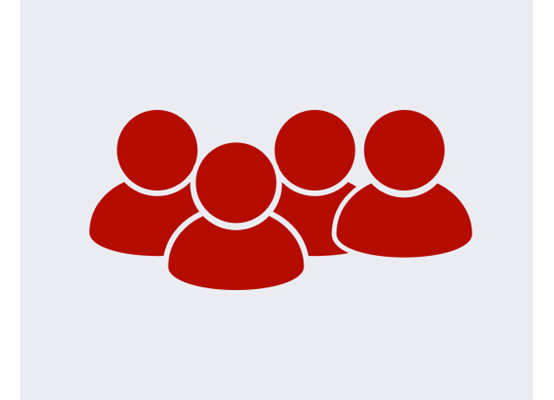 An icon showing group of patients